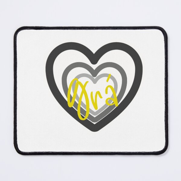 Item preview, Grá is the Irish for Love - Black and Yellow designed and sold by Haiii-Designs.
