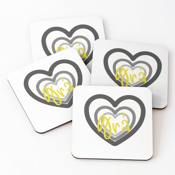 Item preview, Grá is the Irish for Love  - Black and Yellow designed and sold by Haiii-Designs.