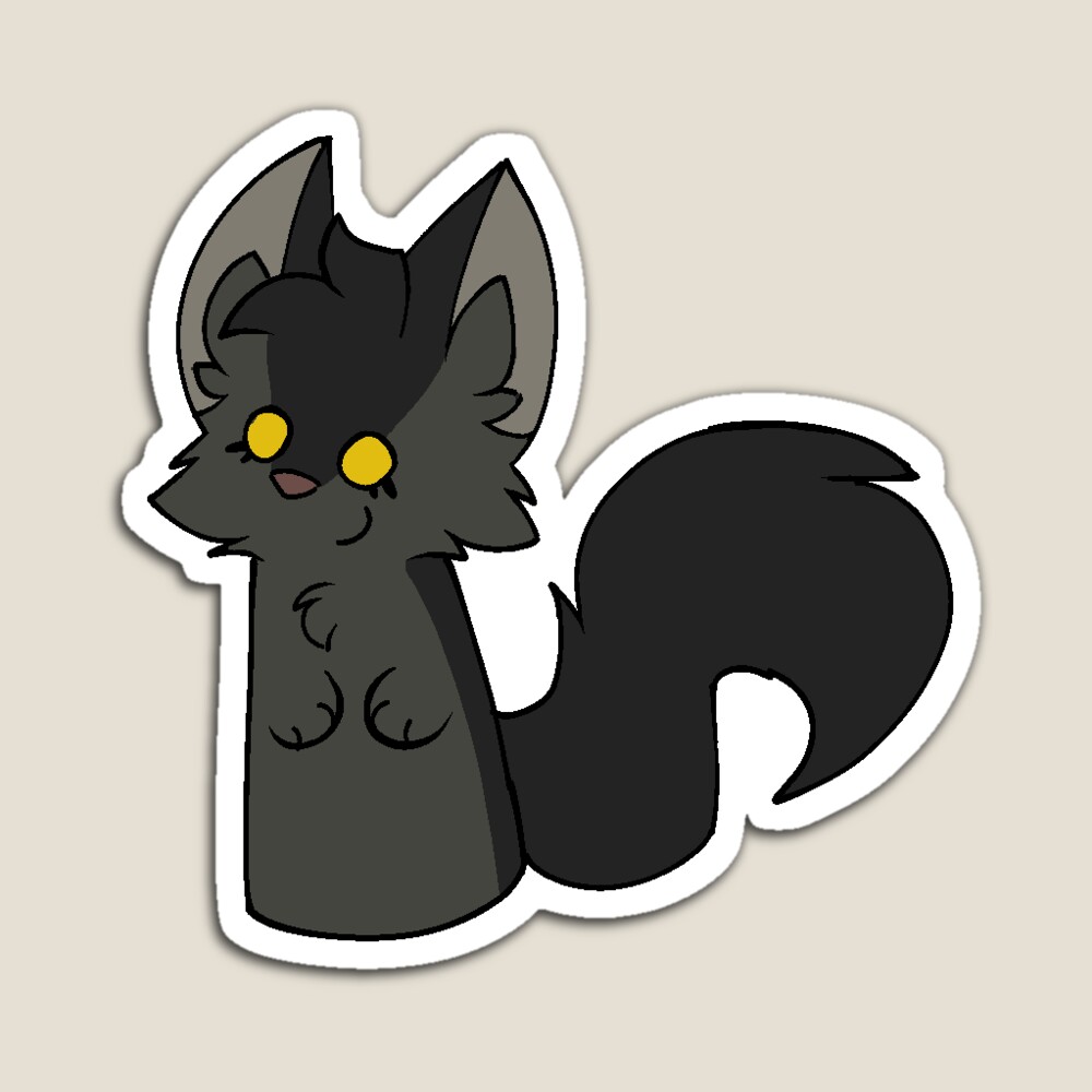 Warrior Cats Ravenpaw Sticker for Sale by Keef-Korner