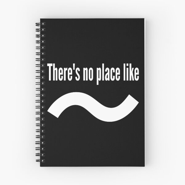 Item preview, There's no place like home - Command Line Geek White Text Design designed and sold by geeksta.