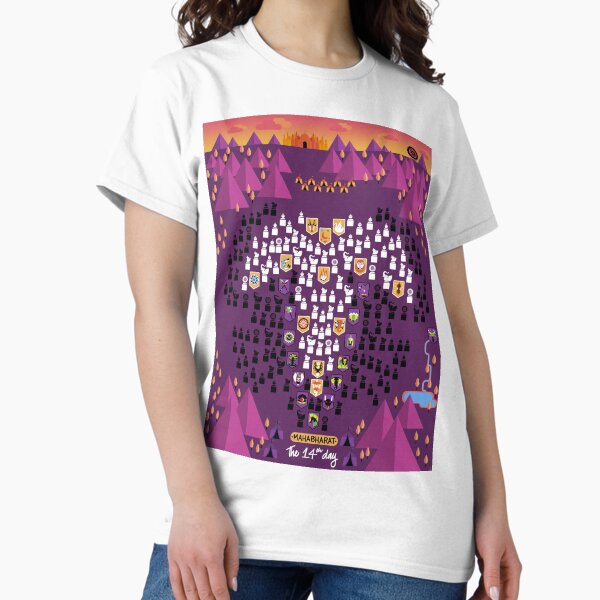 Item preview, Mahabharata War - 14th Day designed and sold by artkarthik.