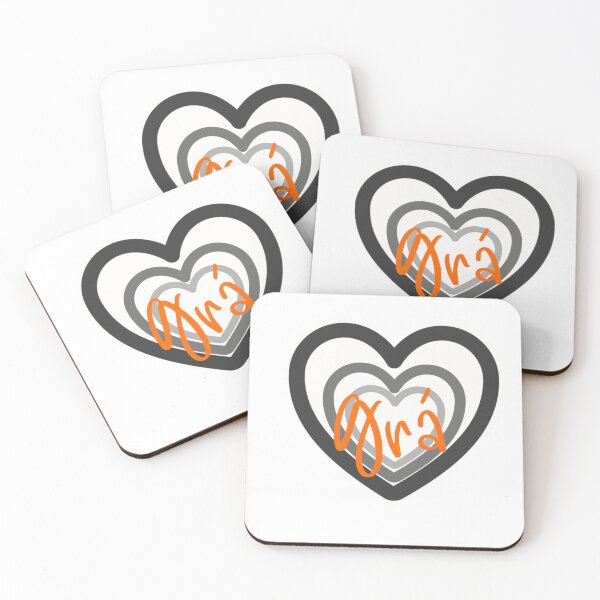 Item preview, Grá is the Irish for Love  - Black and Orange designed and sold by Haiii-Designs.