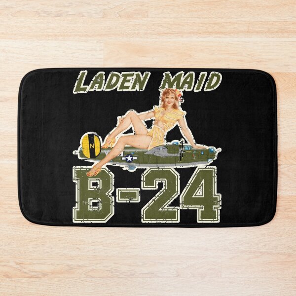 Item preview, Consolidated B-24 Liberator - Noise Art Phrases - Laden Maid - Grunge Style designed and sold by pzd501.