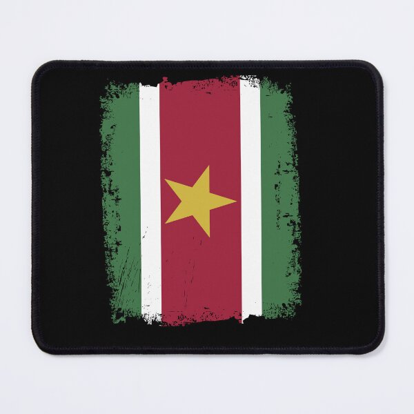 Item preview, Suriname Flag Distressed designed and sold by rafaeltto.