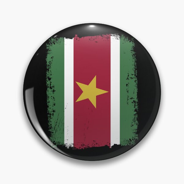 Item preview, Suriname Flag Distressed designed and sold by rafaeltto.