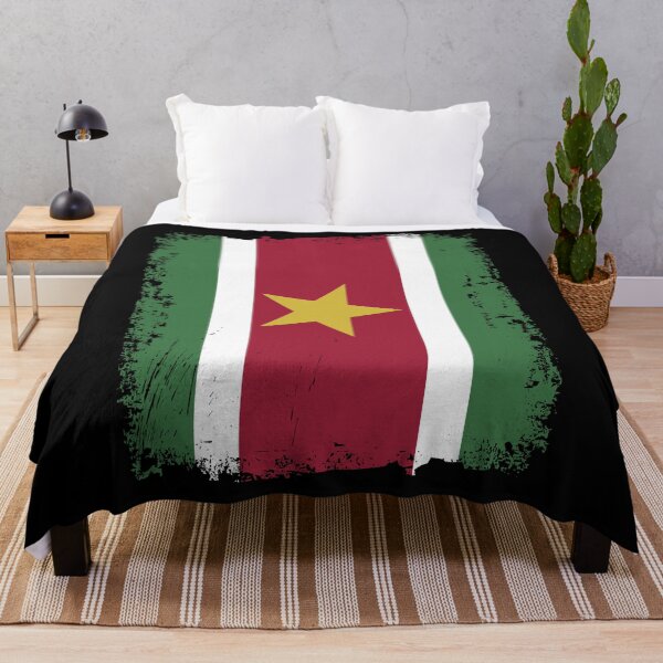 Item preview, Suriname Flag Distressed designed and sold by rafaeltto.
