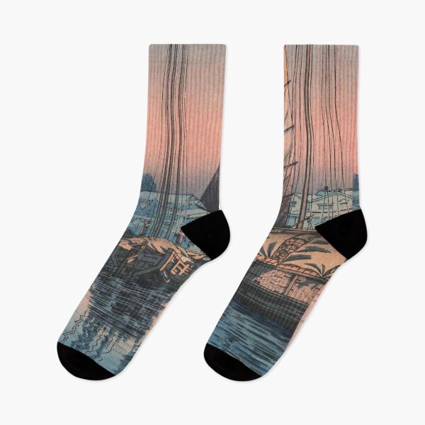 Item preview, Seto Inland Sea at Tomonotsu by Tsuchiya Koitsu designed and sold by Takeda-art.
