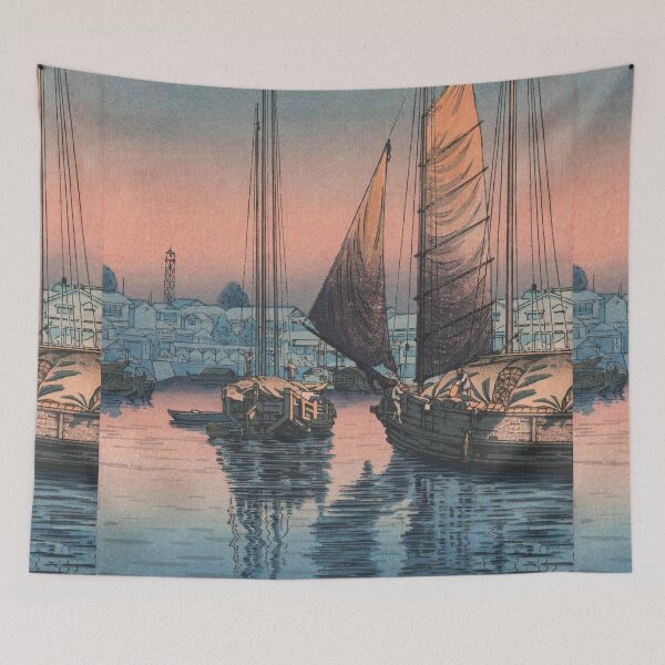 Item preview, Seto Inland Sea at Tomonotsu by Tsuchiya Koitsu designed and sold by Takeda-art.