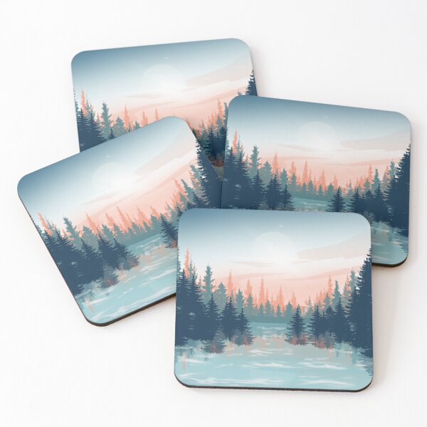Item preview, Sunset river landscape  designed and sold by Dinablal.