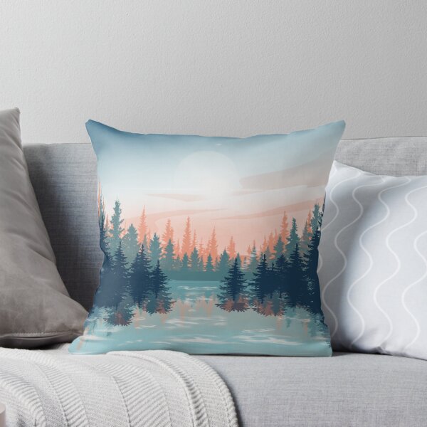 Item preview, Sunset river landscape  designed and sold by Dinablal.