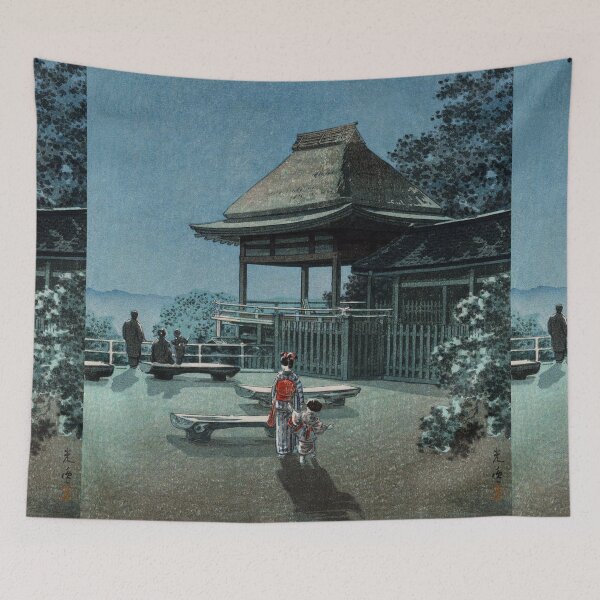 Item preview, Autumn Moon at Ishiyama Temple by Tsuchiya Koitsu designed and sold by Takeda-art.