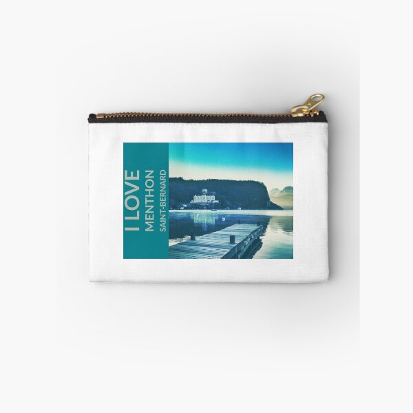 Aperçu de l'œuvre J'aime Menthon Saint Bernard - vue d'hiver sur le lac d'Annecy créée et vendue par ZoeCalvert.