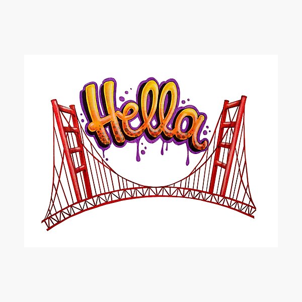 Item preview, Hella - SF designed and sold by andiecalidoll.