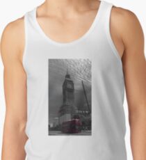 Traditional London Bus at Big Ben Tank Top