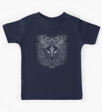 Weißer Hirsch. Fantasie Kinder T-Shirt