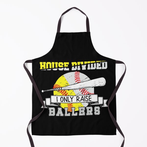 Item preview, House Divided I Only Raise Ballers Funny Baseball Softball Divided House Ball Mom designed and sold by MichelSorour.