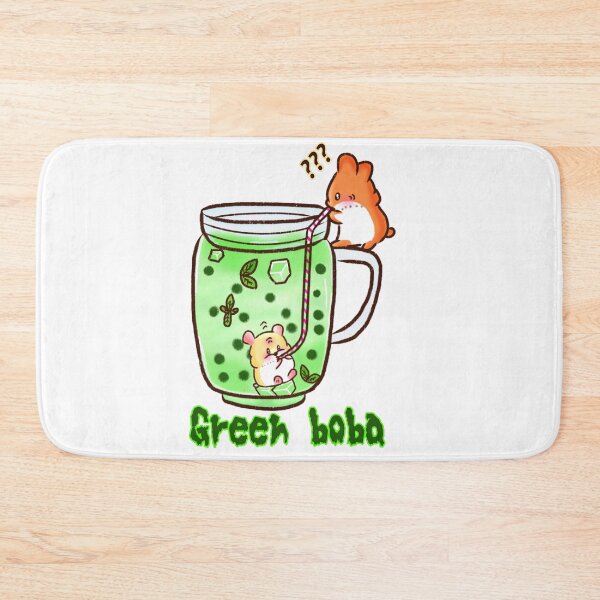 Item preview, Hamster | Hamster Lover - Green boba designed and sold by FennyWijayaMomo.