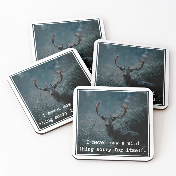 Item preview, I never Saw A Wild Thing Sorry For Itself. Inspirational Print. designed and sold by JoseyMiles.