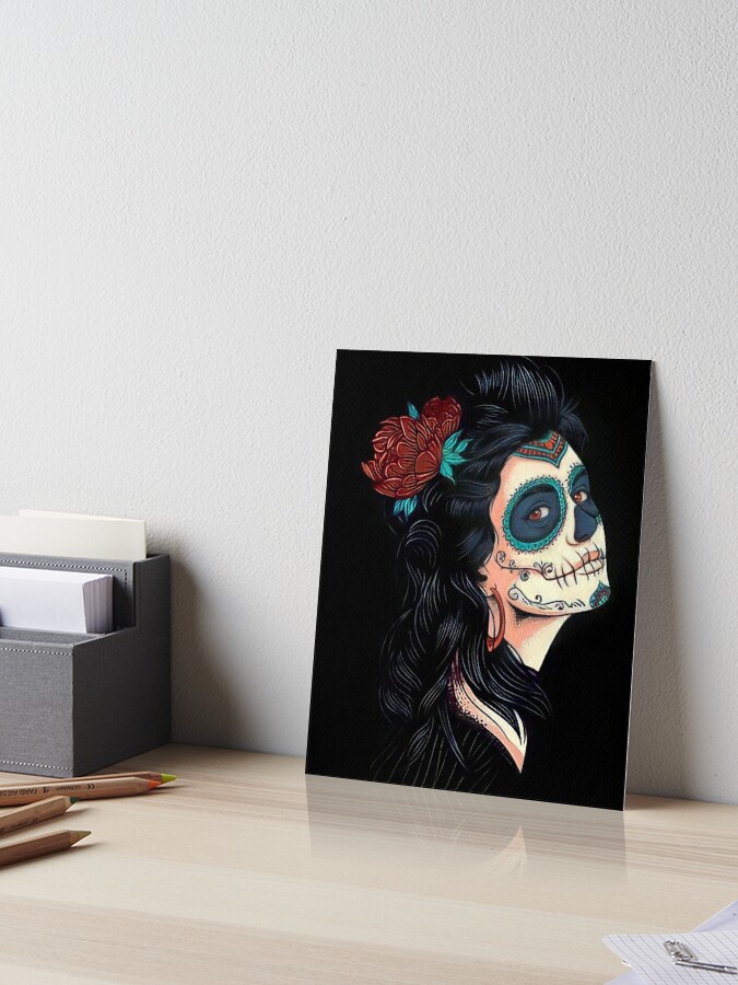 peinture pour le visage dia de los muertos pour hommes