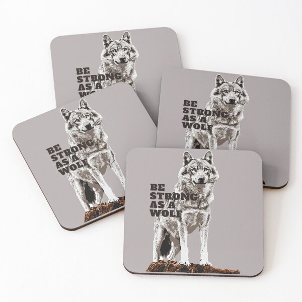 Item preview, Be Strong As A Wolf designed and sold by ExcitedMood.