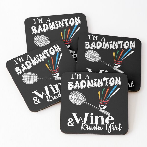 Item preview, Badminton - Badminton And Wine Kinda Girl designed and sold by UnknownArtistt.