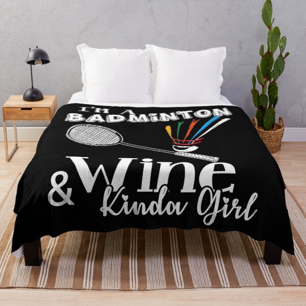 Item preview, Badminton - Badminton And Wine Kinda Girl designed and sold by UnknownArtistt.