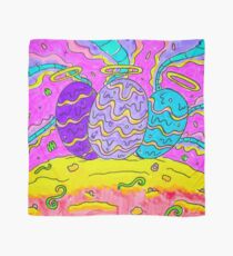Psychedelic Project - Eggs - Dragon Eggs - Game Of Thrones - Rick and Morty poster style Scarf