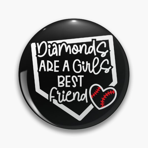 Artikelvorschau, Lustige Diamanten sind die beste Freundin eines Mädchens Baseball Softball Mama entworfen und verkauft von MichelSorour.