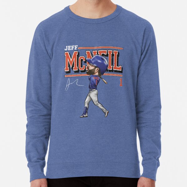 Jeff McNeil Men's Crewneck Sweatshirt, New York Baseball Men's Crewneck  Sweatshirt