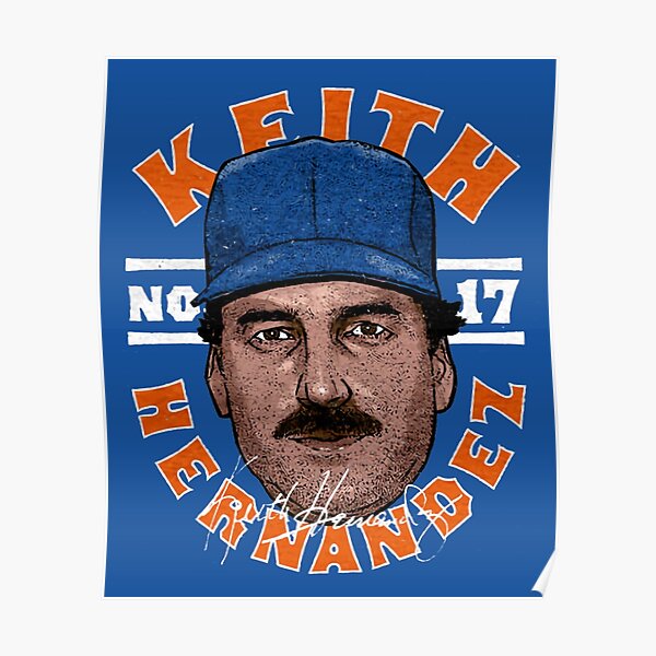 Women's Keith Hernandez Black Name & Number - #17 Baseball New