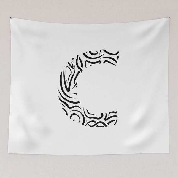 Item preview, Letter C Abstract Line art  designed and sold by NaveenNS.