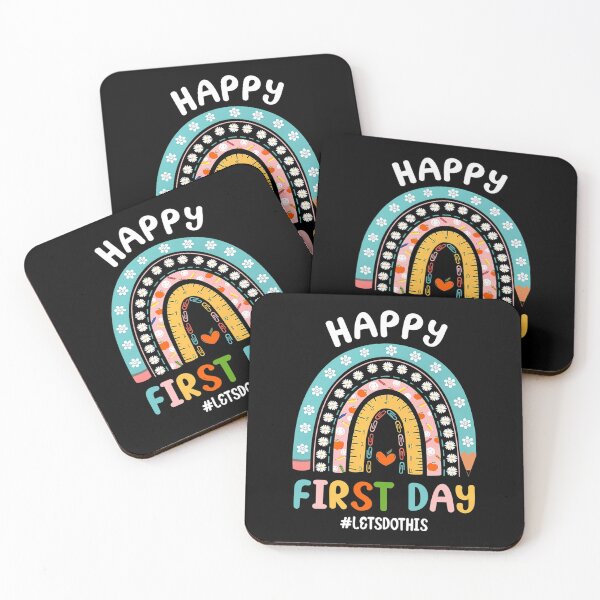 Item preview, Boho Rainbow Happy First Day Let's Do This Back To School designed and sold by fabianggbqd06.