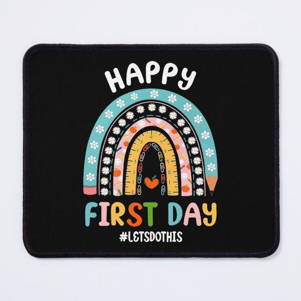 Item preview, Boho Rainbow Happy First Day Let's Do This Back To School designed and sold by fabianggbqd06.