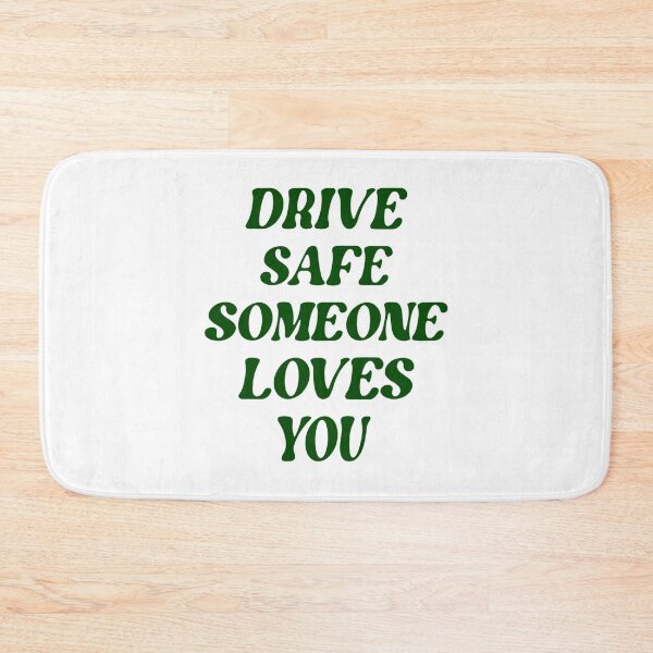Item preview, Drive Safe Someone Loves You Green Text Aesthetic Clothing Pullover Hoodie designed and sold by fabianggbqd06.