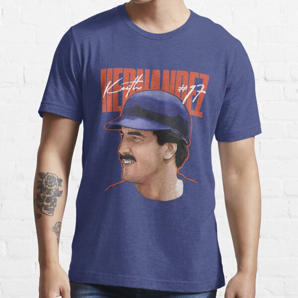 Women's Keith Hernandez Black Name & Number - #17 Baseball New York Mets T- Shirt