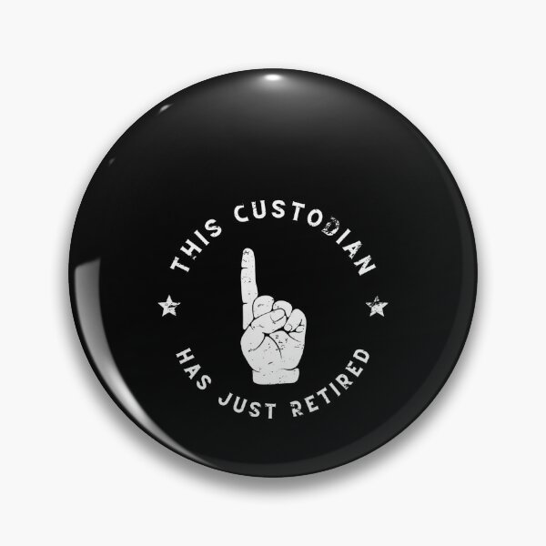 Item preview, Custodian retirement school janitor men women Retro Vintage designed and sold by Jeangel97.