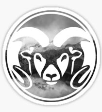 Colorado State Rams Mountains Layout Sticker