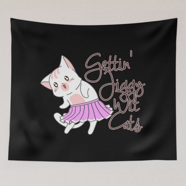 Item preview, Gettin' Jiggy Wit Cats Funny Lyrics designed and sold by PunnyLyrics.