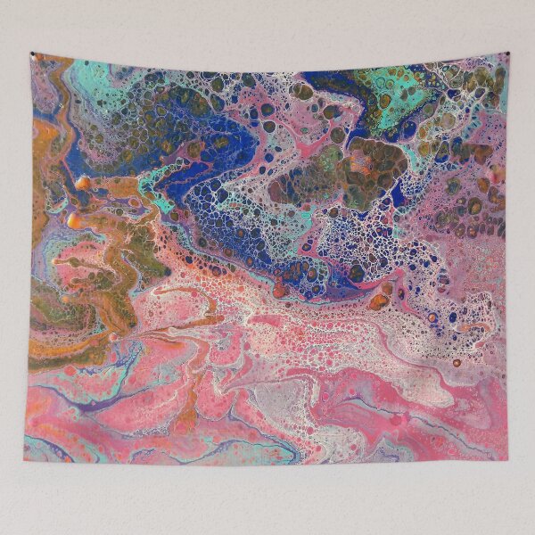 Item preview, Pink Flamingos (Acrylic Flow) designed and sold by Joy Lomenick.