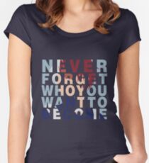 Shouto Todoroki Quote Women's Fitted Scoop T-Shirt