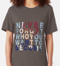 Shouto Todoroki Quote Slim Fit T-Shirt