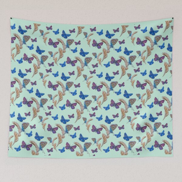 Item preview, Common Blue Butterfly pattern designed and sold by IslesArt.