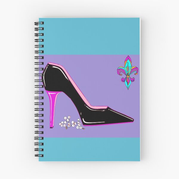 Item preview, Stiletto with Pink Heel and Lavender Background designed and sold by judy snyder.