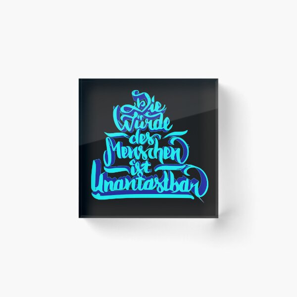 Item preview, Human dignity is inviolable 2 colors designed and sold by MMJDSGN.