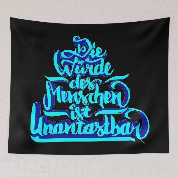 Item preview, Human dignity is inviolable 2 colors designed and sold by MMJDSGN.