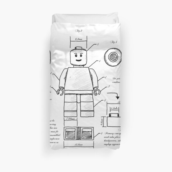 Lego Plane Duvet Cover