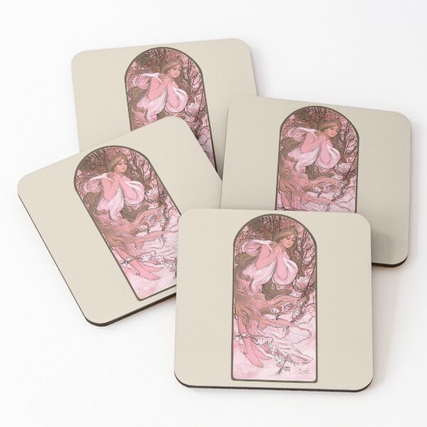 Item preview, The Seasons Painting  by Alphonse Maria Mucha- Art Nouveau  designed and sold by Tamas Das.