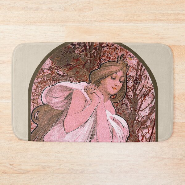 Item preview, The Seasons Painting  by Alphonse Maria Mucha- Art Nouveau  designed and sold by Tamas Das.