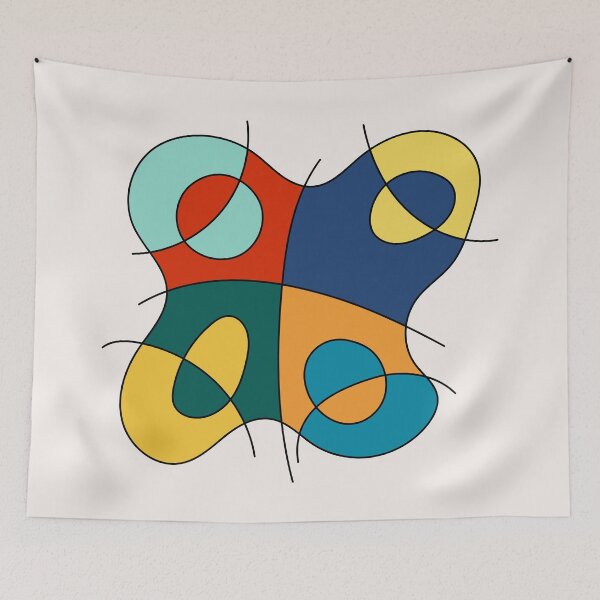 Item preview, Surreal Amoeba #14 (Miro Inspired) designed and sold by Texterns.