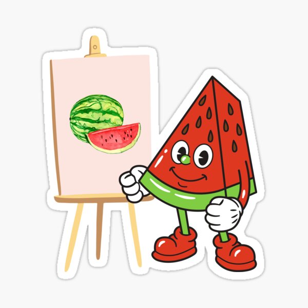 "Watermelon Art" Sticker for Sale by ManOfSteel94 Redbubble